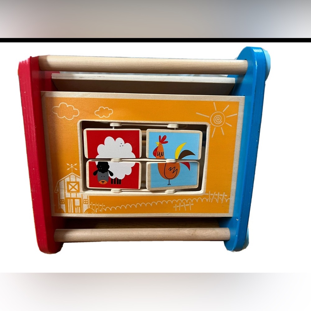 Hape Take Along Wooden Baby Toddler Activity Skill Learning Building Box Toy